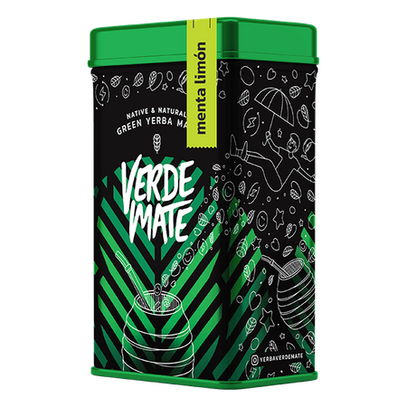 Yerbera – lata con Verde Mate Green Menta Limon 0,5kg 