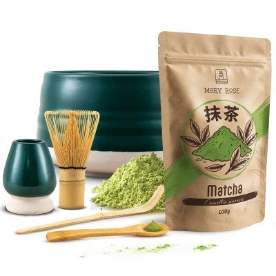 Juego para preparar té matcha