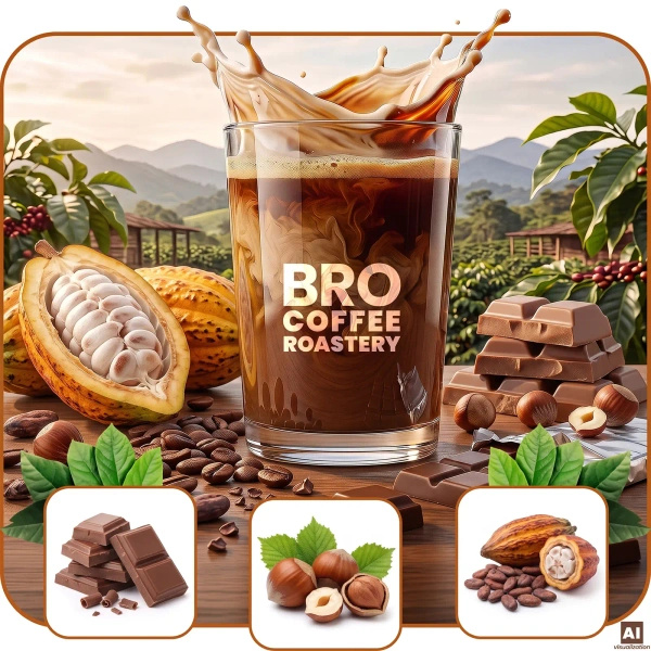 Bro Coffee Roastery – Café en grano Crema Rumba 400 g