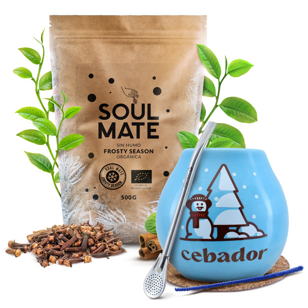Yerba Mate set de invierno de inicio Soul Mate Frosty 500g