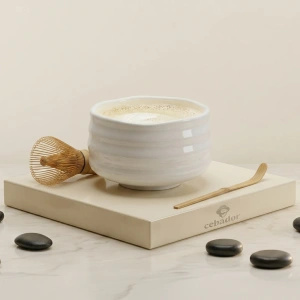 Set para preparar White Matcha