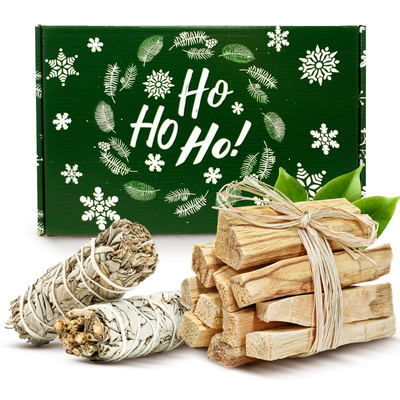 Estuche de incienso Palo Santo + Salvia Blanca
