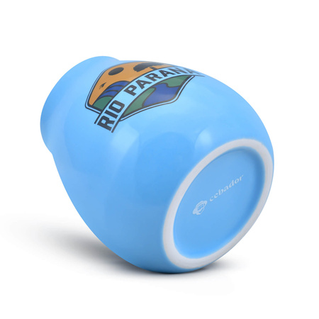 Calabaza de cerámica con el logotipo de Rio Parana (azul) 330 ml