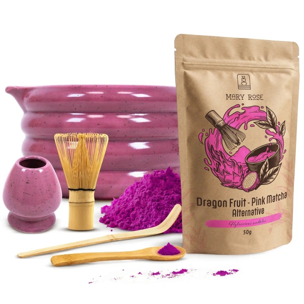 Set para preparar Pink Matcha
