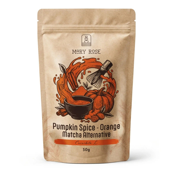 Mary Rose – Orange Matcha Alternative – Pumpkin Spice (en polvo) 50 g