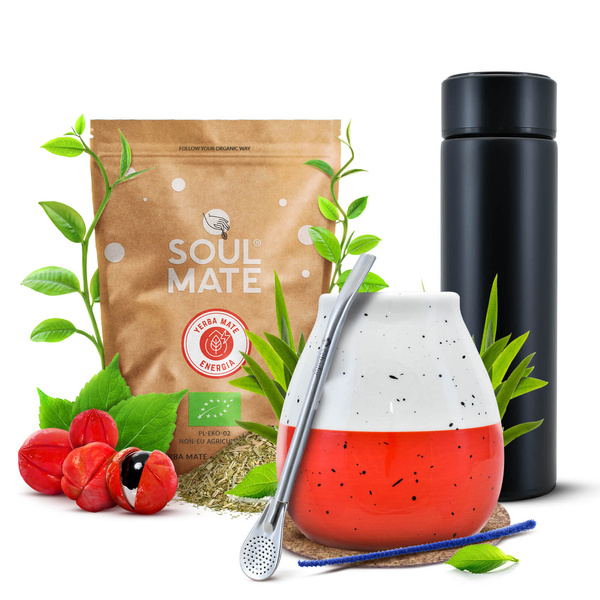 Yerba Soul Mate Energia 500g set + Termo