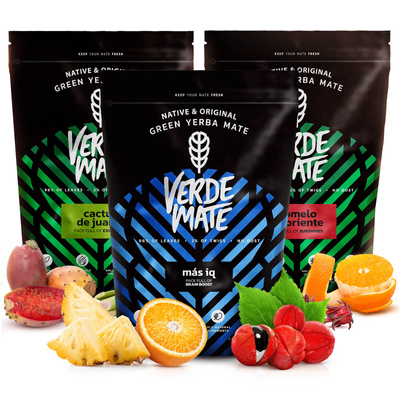 Verde Mate Green - varios sabores 3 x 500 g