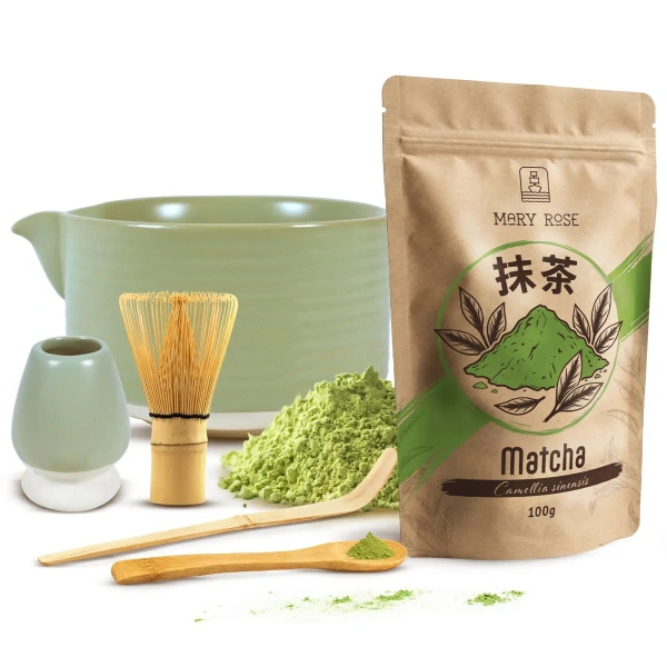Juego para preparar té matcha