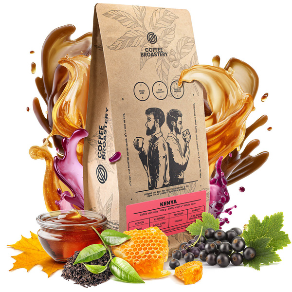 Bro Coffee Roastery - Café arábica en grano Kenya Nyeri Speciality 400 g