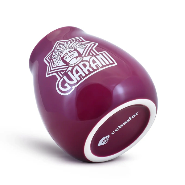 Calabaza de cerámica con logo de Guarani - 350 ml