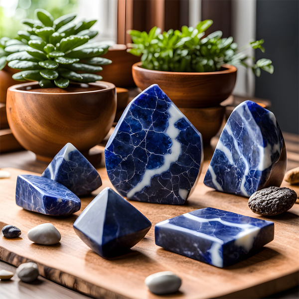 Estuche de meditación: incienso de salvia blanca + sodalita