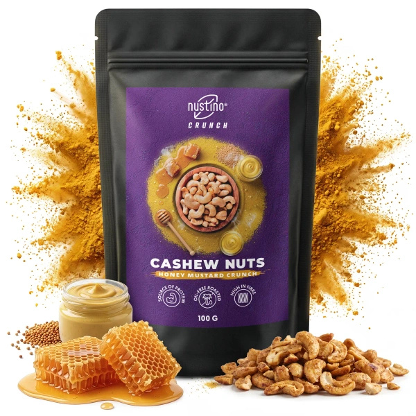 Nustino Crunch – Anacardos tostados – Honey Mustard Crunch 100 g