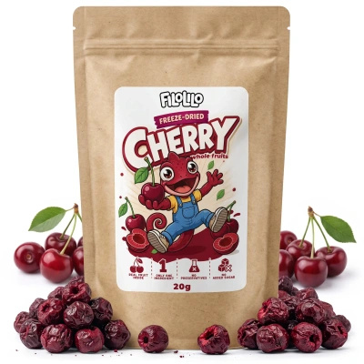 FiloLilo – Cerezas liofilizadas (enteras, sin hueso) 20 g