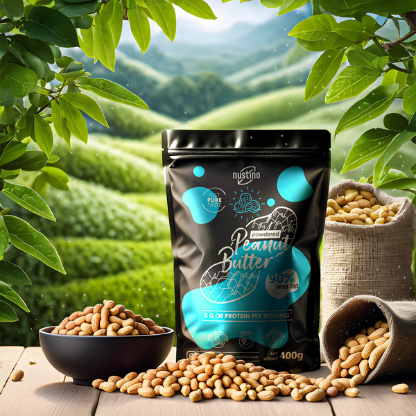 Nustino – Mantequilla de cacahuete en polvo – Pure 400 g