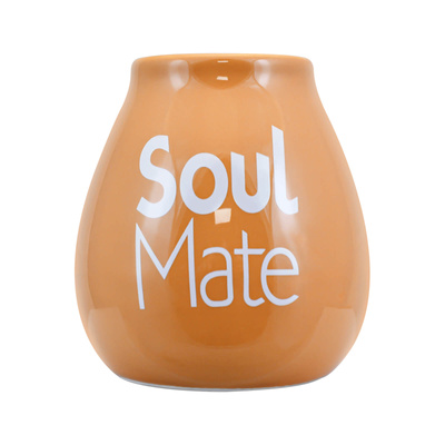 Calabaza de cerámica - Soul Mate - 350ml - beige