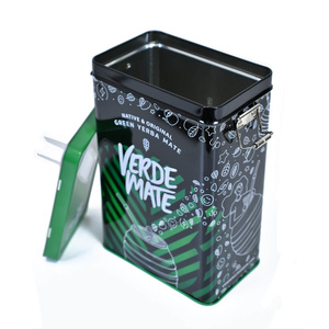 Yerbera – Lata metálica + Verde Mate Green Despalada 0,5 kg