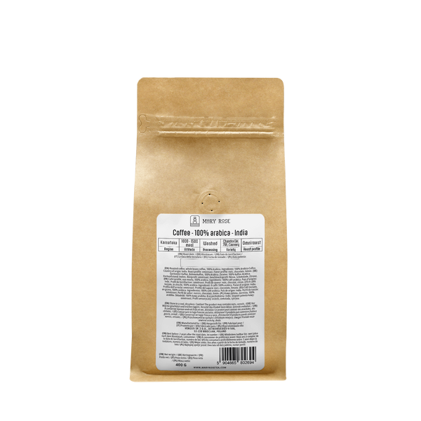 Mary Rose -  café arábica en grano India Karnataka premium 400 g