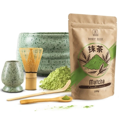 Juego para preparar té matcha