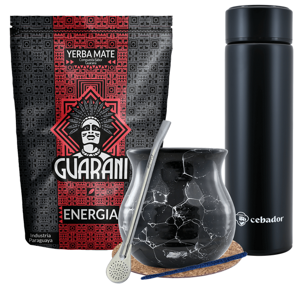 Set de Yerba Mate Guarani Energia Guarana 0,5kg 500g + accesorios