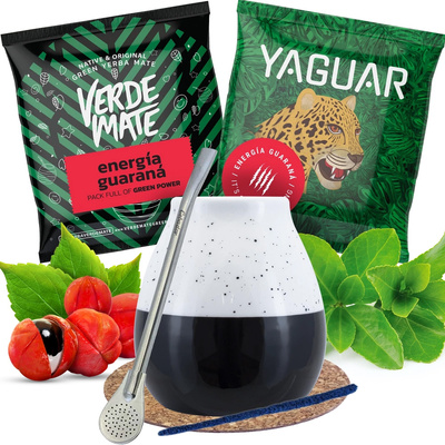 Yerba Verde Mate Bombilla Matero Accesorios Set