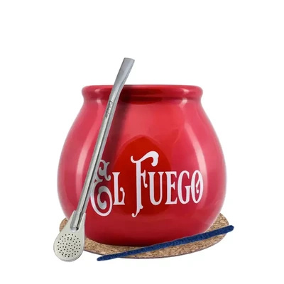 Set de yerba mate original de El Fuego