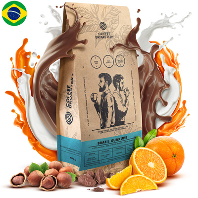 Bro Coffee Roastery - Café arábica en grano Brazil Guaxupe Premium 400 g