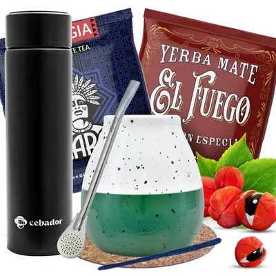 Yerba Mate set de inicio calabaza Termo
