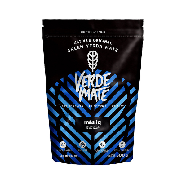 Set de Yerba Mate Verde Mate Mas IQ 500g 0,5kg Yerbomos + TermoMate + Bombilla