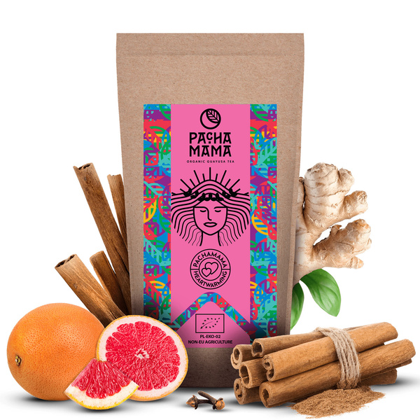 Set de regalo de Guayusa Pachamama Heartwarming 100g