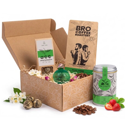 Set de regalo con café y té