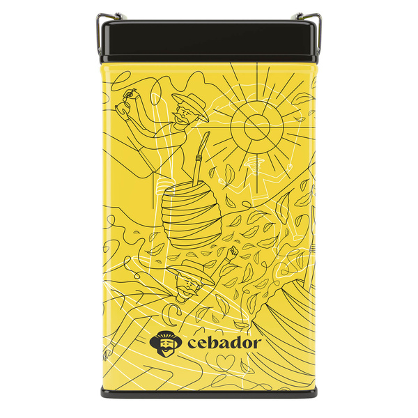 Yerbera - Lata de yerba mate/café/té Cebador