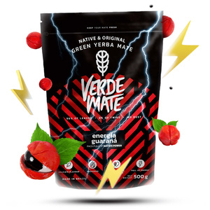 Juego de Yerba Verde Mate Energia 0,5kg + TermoColador