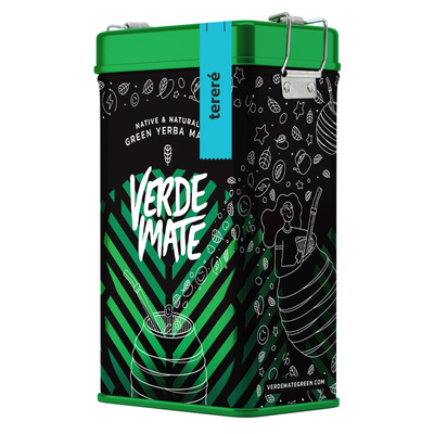 Yerbera – Lata metálica + Verde Mate Green Tereré 0,5 kg