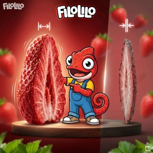 FiloLilo – Fresas liofilizadas (en rodajas) 20 g