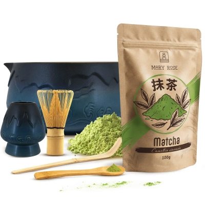 Juego para preparar té matcha