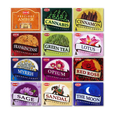 Conos de incienso HEM – mezcla de 12 aromas