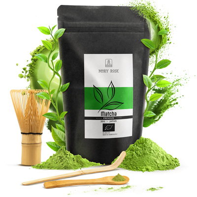 Set PREMIUM para preparar té matcha: matcha BIO japonesa 30g + accesorios