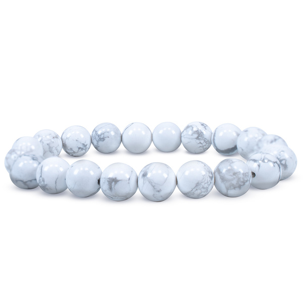 Pulsera con turquesa blanca