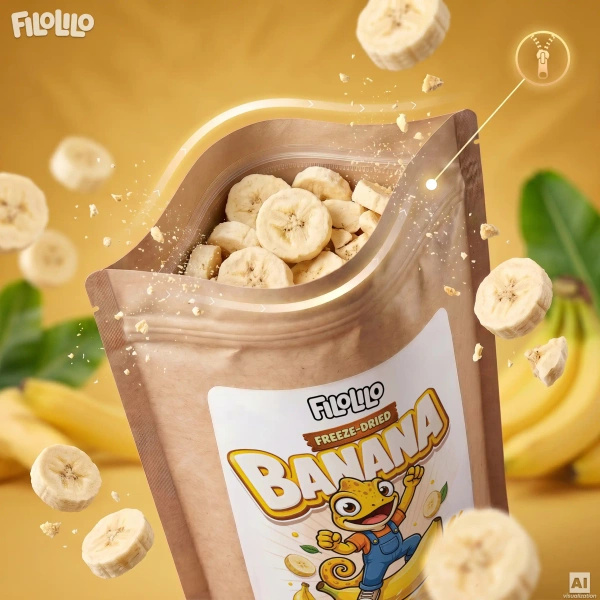 FiloLilo – Bananas liofilizadas (rodajas) 20 g