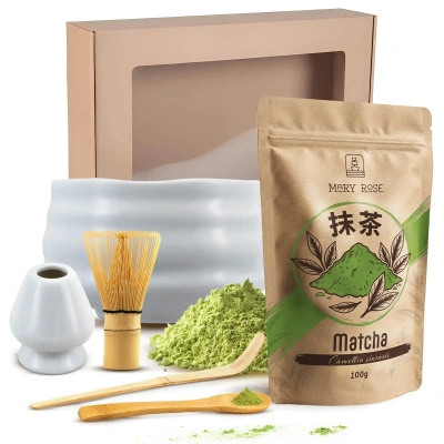 Set de regalo para preparar té matcha