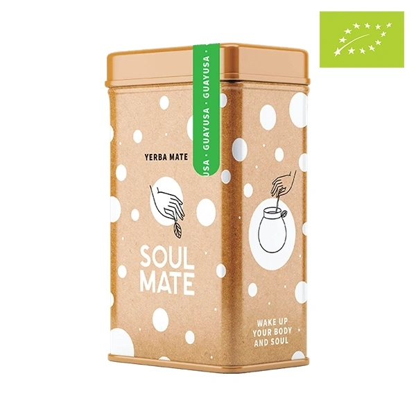 Yerbera – Lata metálica + Soul Mate Orgánica Guayusa 0,5 kg