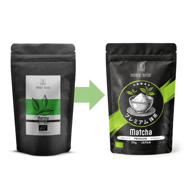 Set de regalo: matcha japonés premium + matchawan + accesorios de bambú