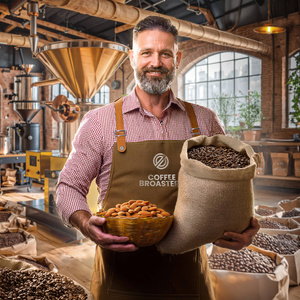 Bro Coffee Roastery - Café arábica en grano Brazil Cerrado Premium 400 g