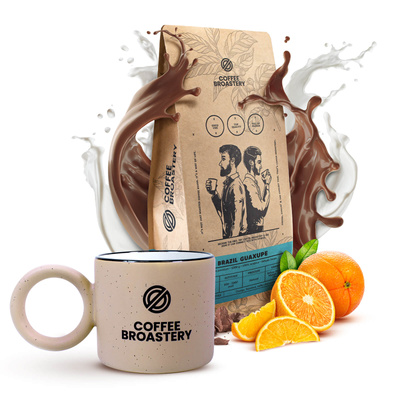 Set Coffee Broastery: café Brazil Guaxupe + taza