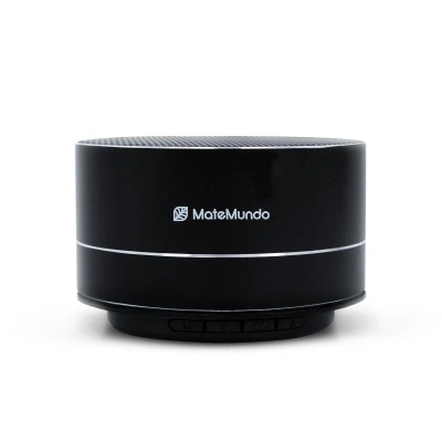 Altavoz con el logotipo de MateMundo