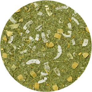 Yerbera – Lata metálica + Verde Mate Green Piña Colada 0,5 kg