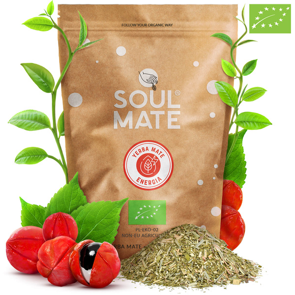 Juego Yerba Soul Mate Organica energia 0,5kg