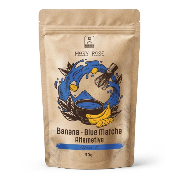 Mary Rose – Blue Matcha Alternative – Banana (en polvo) 50 g
