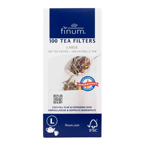 Filtros de papel para té – tamaño L (100 unidades)