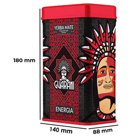 Yerbera – lata con Guarani Energia Caffeine +  0,5kg 